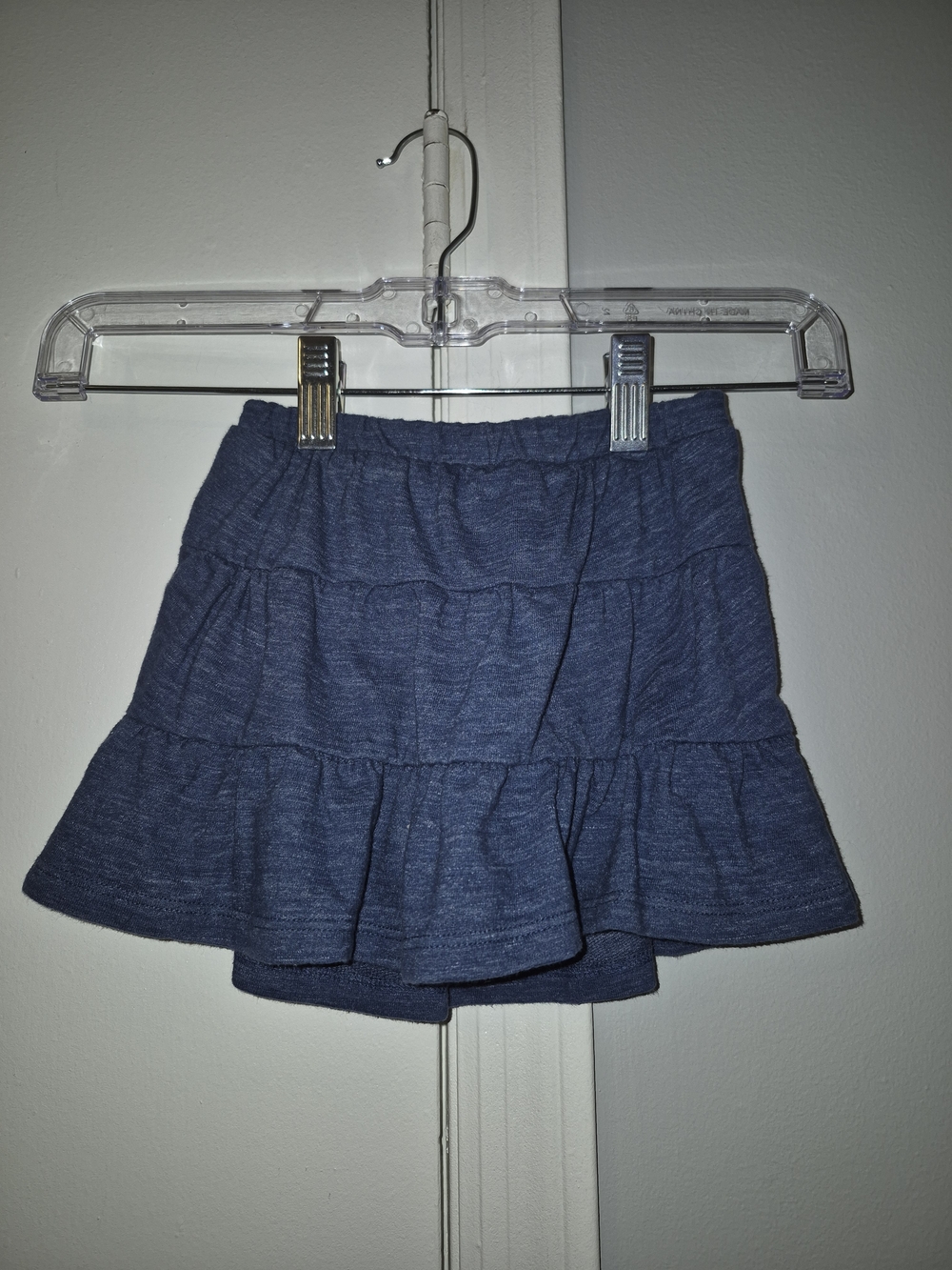 Jumping Beans Blue Tiered Ruffle Kid's Skort 3T